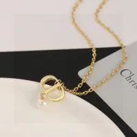Cheap Christian Dior Necklaces For Women #1390490 Replica Wholesale [$25.00 USD] [ITEM#1390490] on Replica Christian Dior Necklaces