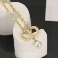 Cheap Christian Dior Necklaces For Women #1390490 Replica Wholesale [$25.00 USD] [ITEM#1390490] on Replica Christian Dior Necklaces