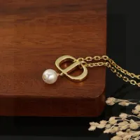 Cheap Christian Dior Necklaces For Women #1390490 Replica Wholesale [$25.00 USD] [ITEM#1390490] on Replica Christian Dior Necklaces