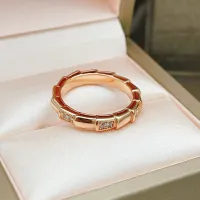 Cheap Bvlgari Rings In Rose Gold For Women #1390504 Replica Wholesale [$27.00 USD] [ITEM#1390504] on Replica Bvlgari Rings