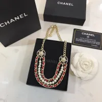 Cheap Chanel Necklaces For Women #1390603 Replica Wholesale [$42.00 USD] [ITEM#1390603] on Replica Chanel Necklaces