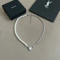 Cheap Yves Saint Laurent YSL Necklaces For Women #1390771 Replica Wholesale [$29.00 USD] [ITEM#1390771] on Replica Yves Saint Laurent YSL Necklaces