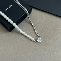 Cheap Yves Saint Laurent YSL Necklaces For Women #1390771 Replica Wholesale [$29.00 USD] [ITEM#1390771] on Replica Yves Saint Laurent YSL Necklaces