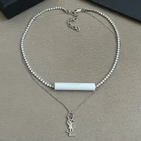 Cheap Yves Saint Laurent YSL Necklaces For Women #1390772 Replica Wholesale [$29.00 USD] [ITEM#1390772] on Replica Yves Saint Laurent YSL Necklaces