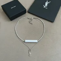 Cheap Yves Saint Laurent YSL Necklaces For Women #1390772 Replica Wholesale [$29.00 USD] [ITEM#1390772] on Replica Yves Saint Laurent YSL Necklaces