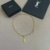 Cheap Yves Saint Laurent YSL Necklaces For Women #1390773 Replica Wholesale [$29.00 USD] [ITEM#1390773] on Replica Yves Saint Laurent YSL Necklaces