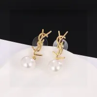 Cheap Yves Saint Laurent YSL Earrings For Women #1390812 Replica Wholesale [$25.00 USD] [ITEM#1390812] on Replica Yves Saint Laurent YSL Earrings