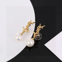 Cheap Yves Saint Laurent YSL Earrings For Women #1390812 Replica Wholesale [$25.00 USD] [ITEM#1390812] on Replica Yves Saint Laurent YSL Earrings