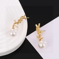 Cheap Yves Saint Laurent YSL Earrings For Women #1390812 Replica Wholesale [$25.00 USD] [ITEM#1390812] on Replica Yves Saint Laurent YSL Earrings