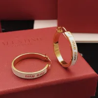 Cheap MIU MIU Earrings For Women #1390895 Replica Wholesale [$29.00 USD] [ITEM#1390895] on Replica MIU MIU Earrings