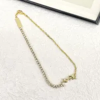 Cheap Yves Saint Laurent YSL Necklaces For Women #1390910 Replica Wholesale [$34.00 USD] [ITEM#1390910] on Replica Yves Saint Laurent YSL Necklaces