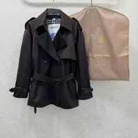 Cheap Burberry Trench Coat Long Sleeved For Women #1390952 Replica Wholesale [$165.00 USD] [ITEM#1390952] on Replica Burberry Trench Coat