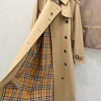 Cheap Burberry Trench Coat Long Sleeved For Women #1390955 Replica Wholesale [$190.00 USD] [ITEM#1390955] on Replica Burberry Trench Coat