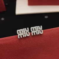 Cheap MIU MIU Earrings For Women #1390971 Replica Wholesale [$29.00 USD] [ITEM#1390971] on Replica MIU MIU Earrings
