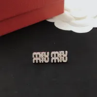 Cheap MIU MIU Earrings For Women #1390971 Replica Wholesale [$29.00 USD] [ITEM#1390971] on Replica MIU MIU Earrings