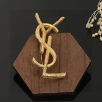 Cheap Yves Saint Laurent Brooches For Women #1390998 Replica Wholesale [$27.00 USD] [ITEM#1390998] on Replica Yves Saint Laurent Brooches