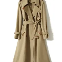 Cheap Burberry Trench Coat Long Sleeved For Women #1391094 Replica Wholesale [$132.00 USD] [ITEM#1391094] on Replica Burberry Trench Coat