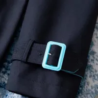 Cheap Burberry Trench Coat Long Sleeved For Women #1391097 Replica Wholesale [$132.00 USD] [ITEM#1391097] on Replica Burberry Trench Coat