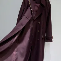 Cheap Burberry Trench Coat Long Sleeved For Women #1391098 Replica Wholesale [$132.00 USD] [ITEM#1391098] on Replica Burberry Trench Coat