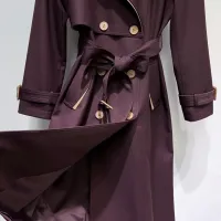 Cheap Burberry Trench Coat Long Sleeved For Women #1391098 Replica Wholesale [$132.00 USD] [ITEM#1391098] on Replica Burberry Trench Coat