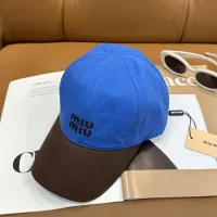 Cheap MIU MIU Caps #1391120 Replica Wholesale [$27.00 USD] [ITEM#1391120] on Replica MIU MIU Caps