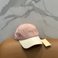 Cheap MIU MIU Caps #1391121 Replica Wholesale [$27.00 USD] [ITEM#1391121] on Replica MIU MIU Caps