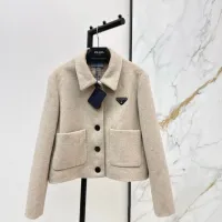Cheap Prada Jackets Long Sleeved For Women #1391127 Replica Wholesale [$140.00 USD] [ITEM#1391127] on Replica Prada Jackets