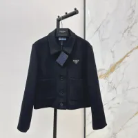 Cheap Prada Jackets Long Sleeved For Women #1391128 Replica Wholesale [$140.00 USD] [ITEM#1391128] on Replica Prada Jackets