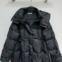 Cheap Prada Down Feather Coat Long Sleeved For Women #1391144 Replica Wholesale [$128.00 USD] [ITEM#1391144] on Replica Prada Down Feather Coat