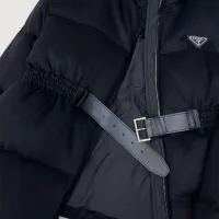 Cheap Prada Down Feather Coat Long Sleeved For Women #1391148 Replica Wholesale [$245.00 USD] [ITEM#1391148] on Replica Prada Down Feather Coat