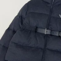 Cheap Prada Down Feather Coat Long Sleeved For Women #1391149 Replica Wholesale [$245.00 USD] [ITEM#1391149] on Replica Prada Down Feather Coat