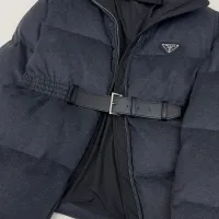 Cheap Prada Down Feather Coat Long Sleeved For Women #1391149 Replica Wholesale [$245.00 USD] [ITEM#1391149] on Replica Prada Down Feather Coat