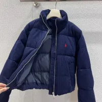 Cheap Ralph Lauren Polo Down Feather Coat Long Sleeved For Women #1391154 Replica Wholesale [$182.00 USD] [ITEM#1391154] on Replica Ralph Lauren Polo Down Feather Coat