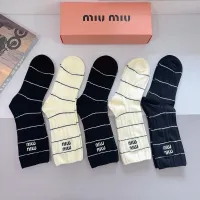 Cheap MIU MIU Socks #1391162 Replica Wholesale [$29.00 USD] [ITEM#1391162] on Replica MIU MIU Socks