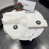 Cheap Chanel Hat and Scarf Set #1391451 Replica Wholesale [$64.00 USD] [ITEM#1391451] on Replica Chanel Hat and Scarf and Glove Set
