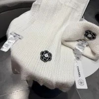 Cheap Chanel Hat and Scarf Set #1391451 Replica Wholesale [$64.00 USD] [ITEM#1391451] on Replica Chanel Hat and Scarf and Glove Set