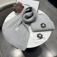 Cheap Chanel Hat and Scarf Set #1391452 Replica Wholesale [$64.00 USD] [ITEM#1391452] on Replica Chanel Hat and Scarf and Glove Set
