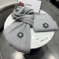 Cheap Chanel Hat and Scarf Set #1391452 Replica Wholesale [$64.00 USD] [ITEM#1391452] on Replica Chanel Hat and Scarf and Glove Set