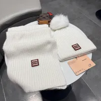 Cheap MIU MIU Hat and Scarf Set #1391476 Replica Wholesale [$64.00 USD] [ITEM#1391476] on Replica MIU MIU Hat and Scarf and Glove Set
