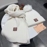 Cheap MIU MIU Hat and Scarf Set #1391476 Replica Wholesale [$64.00 USD] [ITEM#1391476] on Replica MIU MIU Hat and Scarf and Glove Set