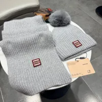 Cheap MIU MIU Hat and Scarf Set #1391477 Replica Wholesale [$64.00 USD] [ITEM#1391477] on Replica MIU MIU Hat and Scarf and Glove Set