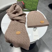 Cheap Gucci Hat and Scarf Set #1391501 Replica Wholesale [$64.00 USD] [ITEM#1391501] on Replica Gucci Hat and Scarf and Glove Set