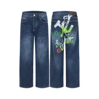 Cheap Louis Vuitton LV Jeans For Unisex #1391527 Replica Wholesale [$80.00 USD] [ITEM#1391527] on Replica Louis Vuitton LV Jeans
