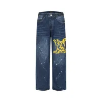 Cheap Louis Vuitton LV Jeans For Unisex #1391528 Replica Wholesale [$80.00 USD] [ITEM#1391528] on Replica Louis Vuitton LV Jeans