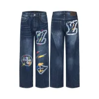 Cheap Louis Vuitton LV Jeans For Unisex #1391529 Replica Wholesale [$80.00 USD] [ITEM#1391529] on Replica Louis Vuitton LV Jeans