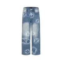 Cheap Louis Vuitton LV Jeans For Unisex #1391537 Replica Wholesale [$80.00 USD] [ITEM#1391537] on Replica Louis Vuitton LV Jeans