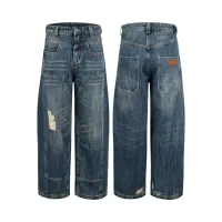 Cheap Louis Vuitton LV Jeans For Unisex #1391571 Replica Wholesale [$92.00 USD] [ITEM#1391571] on Replica Louis Vuitton LV Jeans