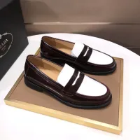 Cheap Prada Leather Shoes For Men #1391577 Replica Wholesale [$92.00 USD] [ITEM#1391577] on Replica Prada Leather Shoes