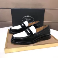 Cheap Prada Leather Shoes For Men #1391578 Replica Wholesale [$92.00 USD] [ITEM#1391578] on Replica Prada Leather Shoes