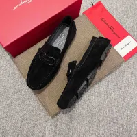 Cheap Salvatore Ferragamo Leather Shoes For Men #1391603 Replica Wholesale [$82.00 USD] [ITEM#1391603] on Replica Salvatore Ferragamo Leather Shoes